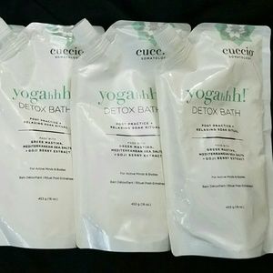 3x Cuccio Yogahh! Detox Bath Salts